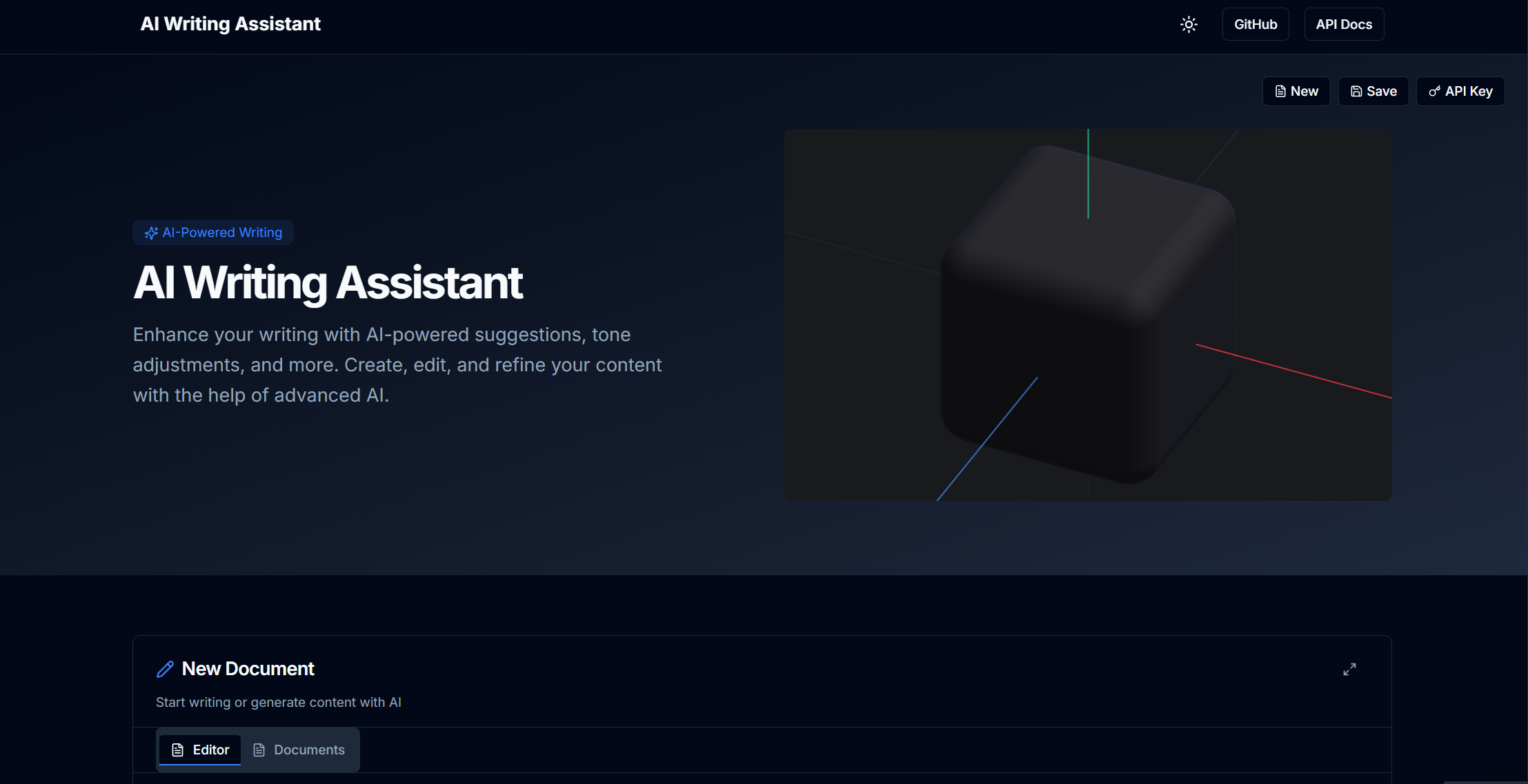 AI Writing Assistant